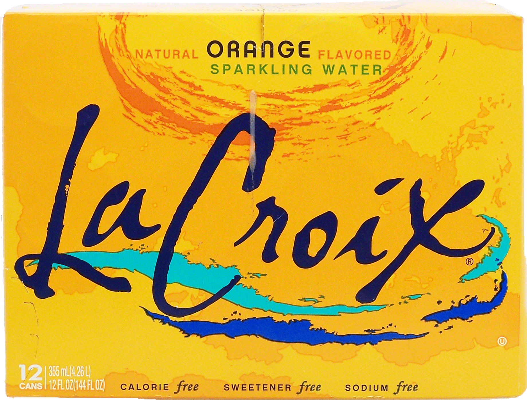 La Croix  orange flavored sparkling water, 12-fl. oz. cans Full-Size Picture